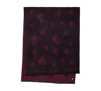 The Kooples Wool Scarf With Skull Pattern Black-bordeaux size OS | Scarves Outlet | Men | White OS