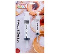 The Kosher Cook Set of 2 Donut Filling Injector - Kitchen Tools Pastry Injector - Plastic Durable Food Injector Syringe