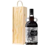 The Kraken Black Spiced Rum in Wooden Gift Box