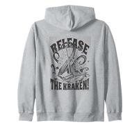 The Kraken - Mythological Sea Monster Zip Hoodie