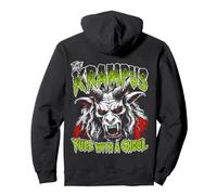 The Krampus Yule With A Ghoul Horror Christmas Pullover Hoodie