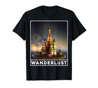 The Kremlin Moscow Russia Wanderlust T-Shirt