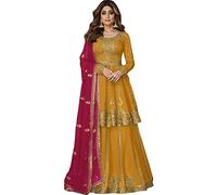 The kurti bazaar Beautiful Designer Indian Pakistani Ready to Wear Anarkali Shalwar Kameez Lengha Suits for Women, Choice 2, 34