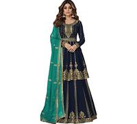 The kurti bazaar Beautiful Designer Indian Pakistani Ready to Wear Anarkali Shalwar Kameez Lengha Suits for Women, Choice 3, 48