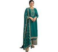 The kurti bazaar Beautiful Designer Plus Size Shalwar Kameez Suits Pakistani Indian Function Wear Palazzo Dresses, Choice 3, 50