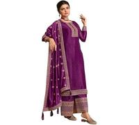The kurti bazaar Beautiful Designer Plus Size Shalwar Kameez Suits Pakistani Indian Function Wear Palazzo Dresses, Choice 5, 52