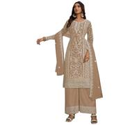 The kurti bazaar Bollywood Stylish Designer Sewn Indian Pakistani Salwar Kameez Palazzo with Dupatta Suits, Choice 2, 38