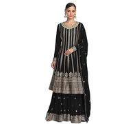 The kurti bazaar Designer Ready to Wear Sharara Palazzo Dupatta Suits Indian Pakistani Salwar Kameez Dress, Choice 5, One size