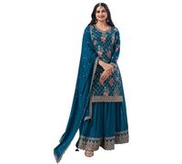 The kurti bazaar Ethnic Party Wear Indian Plus Size Salwar Kameez Dupatta Suits Pakistani Ready to Wear Trouser Pant Dress, Choice 5, 52