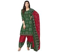 The kurti bazaar Indian Pakistani Stitched Salwar Kameez Dupatta Dress Casual Wear Cotton Punjabi Patiyala Suits, Choice-8, XX-Large