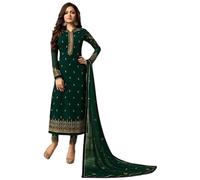 The kurti bazaar Pakistani Designer Shalwar Kameez with Dupatta Suits Indian Ready to Wear Pant Dress, Choice 1, 48