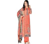 The kurti bazaar Pakistani Indian Gorgeous Women's Wear Beautiful Salwar Kameez Pant Dupatta Suits, Choice-6, 54