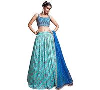 The kurti bazaar Party Wear Indian Designer Ready to Wear Lehengha Choli Pakistani Bollywood Choli For Women, Choice 2, 36