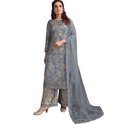 The kurti bazaar Party Wear Pakistani Designer Salwar Kameez Shrug Suits Indian Stitched Trouser Pant Plazzo Dress, Choice 5, 60