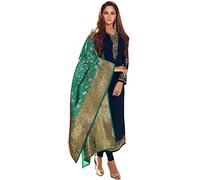 The kurti bazaar Party Wear Pakistani Indian Heavy Worked Churidar Shalwar Kameez Dresses, Choice 4, XX-Large