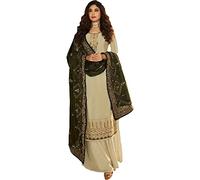 The kurti bazaar Ready to Wear Indian Designer Salwar Kameez Suits Women's Wear Palazzo Dupatta Dresses, Choice 3, 54