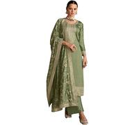 The kurti bazaar Ready to Wear Indian Pakistani Designer Salwar Kameez Plazzo with Dupatta Dresses For Women, Choice 3, 48