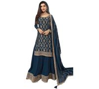 The kurti bazaar South Asian Wear Pakistani Indian Designer Stitched Palazzo Kameez Shalwar Suits, Choice 3, 54