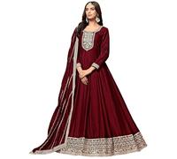 The kurti bazaar Stylish Indian Anarkali Gown Suits Ready To Wear Pakistani Shalwar Kameez Dress, Choice 3, 46