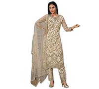 The kurti bazaar Trouser Pant Suits Indian Designer Ready to Wear Heavy Embroidery Worked Salwar Kameez Dresses, Choice 1, XX-Large