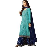 The kurti bazaar Wedding Reception Wear Indian Pakistani Designer Shalwar Kameez Lehengha Suits, Choice 2, 34