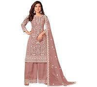 The kurti bazaar Women's Wear Indian Pakistani Heavy Designer Salwar Kameez Palazzo with Dupatta Suits, Choice 6, 44