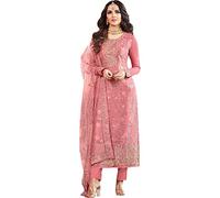 The kurti bazaar Women's Wear Ready To Wear Designer Salwar Kameez Suits Indian Pakistani Beautiful Plazzo Pant Dress, Pink 1, 46