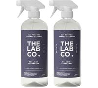 The Lab Co. Antibacterial All Purpose Cleaner 750ml Multi Surface Cleaning Spray Relaxing Fragrance Cotton Lavender and Jasmine (Pack of 2)