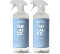 The Lab Co. Antibacterial All Purpose Cleaner 750ml Multi Surface Cleaning Spray Soothing Fragrance Linen Chamomile White Rose (Pack of 2)
