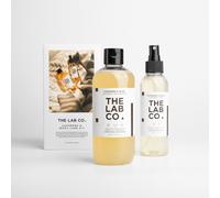The Lab Co. Cashmere & Wool Care Kit. Non-Bio Laundry Detergent Wash 300ml and Fabric Freshener Mist 150ml for woollens, merino and mohair. Myrrh, Cinnamon and Cedarwood