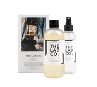 The Lab Co. Denim Care Kit - Non-Bio Laundry Detergent Wash 300ml and Fabric and Textile Dedoriser Freshener Mist Spray 150ml. Bergamot, Orange & Black Pepper
