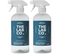 The Lab Co. Fabric & Room Spray | Eliminates Bad Odours | Neutralises Nasty Smells | Anti-Bacterial | Fragrance Free | Unscented | 500ml | Versatile Use | Daily Refresher Mist (Pack of 2)
