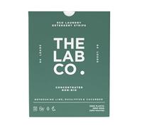The Lab Co. Laundry Detergent Strips Sheets Eco Ultra-Concentrated Non-Bio Refreshing Fragrance Lime Eucalptus Cucumber Hand and Machine Washing. Up to 64 Loads