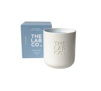 The Lab Co. Luxury Scented Candle | Ceramic Jar | 45hrs Burn Time | Soothing Fragrance with Linen, Chamomile and White Rose | 100% Vegan Soy Wax | 280g wax weight