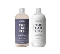 The Lab Co. Non-Bio Concentrated Laundry Detergent and Fabric Conditioner Relaxing Mood 1 Litre Duo. 40 Loads with notes of Cotton Lavender and Jasmine