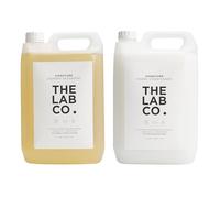 The Lab Co. Signature Laundry Detergent & Fabric Conditioner 5 Litre Duo. For machine and hand washing. Lavender and orange rind. Non-Bio and Non-Toxic. For up to 320 washes