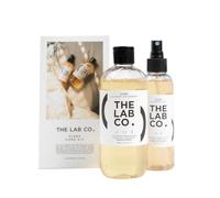 The Lab Co. Sleep Care Kit | Sleep Laundry Detergent & Fabric Mist Gift Set | Non Bio Bedding & Sleepwear Care for Sheets, Pyjamas & Nightwear | Wild Lavender, Chamomile & Jasmine Fragrance | Vegan