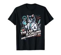 The Lab is Calling and I Meowst Go Science Cat Nerd - T-Shirt