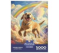 The Labrador Retriever 1000 Piece Jigsaw Puzzles for Adults And Kids with Extra Fun Challenges Home Decoration Family Puzzle Game Birthday Gifts 38x26cm/1000pcs