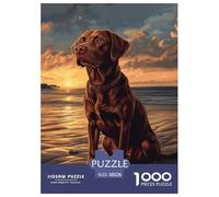 The Labrador Retriever 1000 Piece Jigsaw Puzzles for Adults And Kids with Extra Fun Challenges Home Decors Creativity & Gift Giving 38x26cm/1000pcs
