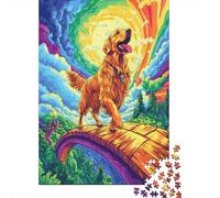The Labrador Retriever 1000 Piece Jigsaw Puzzles for Adults Jigsaws Challenging Game Family Challenging Educational Challenge Home Decoration for Home Decoration Gifts 1000pcs (75x50cm)