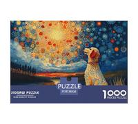 The Labrador Retriever 1000 Piece Puzzle for Adults Animal Whimsical Challenge Perfect for Relaxation 100% Recycled Cardboard Jumbo 38x26cm/1000pcs