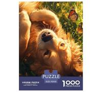 The Labrador Retriever 1000 Pieces Animation Paper Jigsaw Puzzle What Happens Next Educational Games for Adults And Kids 70x50cm/1000pcs