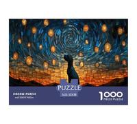 The Labrador Retriever 1000 Pieces Premium Jigsaw Age 14+ for Adults Cool Collage Effect, Home Decoration, Educational, Challenging Puzzle Games 52x38cm/1000pcs