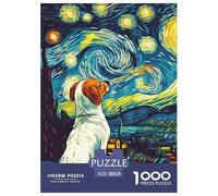 The Labrador Retriever 1000pcs Animation Paper Jigsaw Puzzle Puzzle What Happens Next Puzzle Educational Games for Adults And Kids 38x26cm/1000pcs