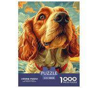 The Labrador Retriever 1000pcs Paper Jigsaw Puzzles Animation What Happens Next Beautiful Decoration for Adults And Kids 38x26cm/1000pcs