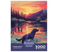 The Labrador Retriever 1000pcs Paper Jigsaw Puzzles Animation What Happens Next Beautiful Decoration for Adults And Kids 70x50cm/1000pcs