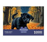The Labrador Retriever Jigsaw Puzzles for Adults 1000 Piece Challenge Toy Educational Game Cute Pet Dog Beautiful Decoration Relaxing Brain Teaser 70x50cm/1000pcs