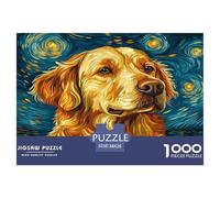 The Labrador Retriever Jigsaw Puzzles Great Gift for Adults 1000 Pieces Educational Games Home Decors Dogs Jigsaw Puzzle for Women Men Adult 38x26cm/1000pcs