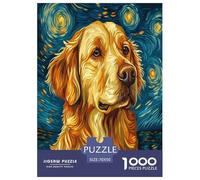 The Labrador Retriever Jigsaw Puzzles Puzzle for Adults Kids. 1000 Piece Whimsical Challenge Toy Educational Games Home Decoration for Adults& Kids Age 14 Years Up 70x50cm/1000pcs